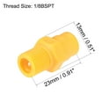 thumbnail image 2 of Uxcell 1/8BSPT Full Cone Spray Tip Wide Angle Nozzle Plastic PP Orange 4 Pack, 2 of 5