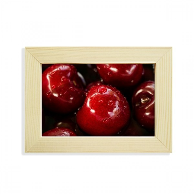 Temperate Red Fruits Picture Cherry Desktop Decorate Photo Frame Picture Art Painting 5x7 inch