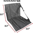 thumbnail image 3 of Cojín portátil para asiento de estadio para gradas, asiento plegable y ligero con respaldo para deportes al aire libre y conciertos al aire libre, 3 of 5