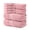Pink, variant on REDKISS 8-Piece 100% Cotton Towel Set, 600GSM Luxury White Bath Towels. Quick Dry Hand Towels & Washcloths