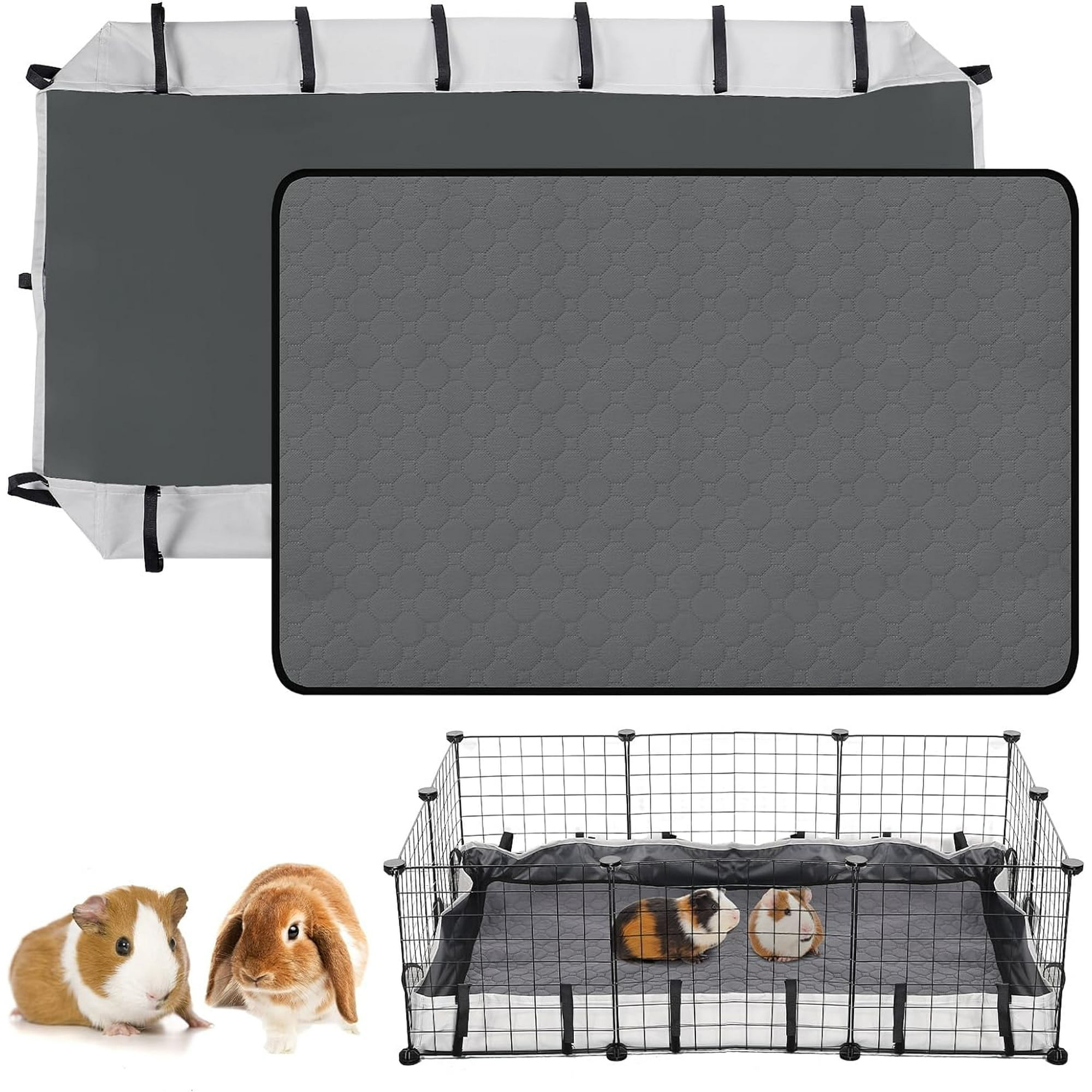 GFDYREE Guinea Pig Cage Liner for 2x3 C C Cage Waterproof Guinea Pig Cage Tarp with No Slip Pee Pad Super Absorbent for Hamster Rabbit Small Pet Walmart