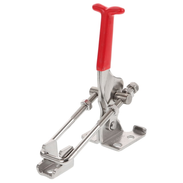 HEALEEP 1Ensemble Pince à Bascule Robuste en Acier Inoxydable Réglable pour Portes d'Armoire Menuiserie