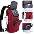 thumbnail image 3 of Bange Sling Bag, Bolsa de hombro para hombres impermeables Bolsas para el hombro de la cuerpo de la cuerda cruzada para hombres ..., 3 of 3