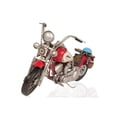 thumbnail image 2 of Old Modern Handicrafts Red Harley-Davidson Motorcycle Metal Handmade, 2 of 7