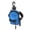 Blue, variant on Portable Mini Coin Purse Keychain Cash Pouch and Small Zippered Wallet for Keys Data Cables Travel Card Holder, Black / 5.1 x 3.5 x 1.6 inches / 13.0 x 9.0 x 4.0 cm