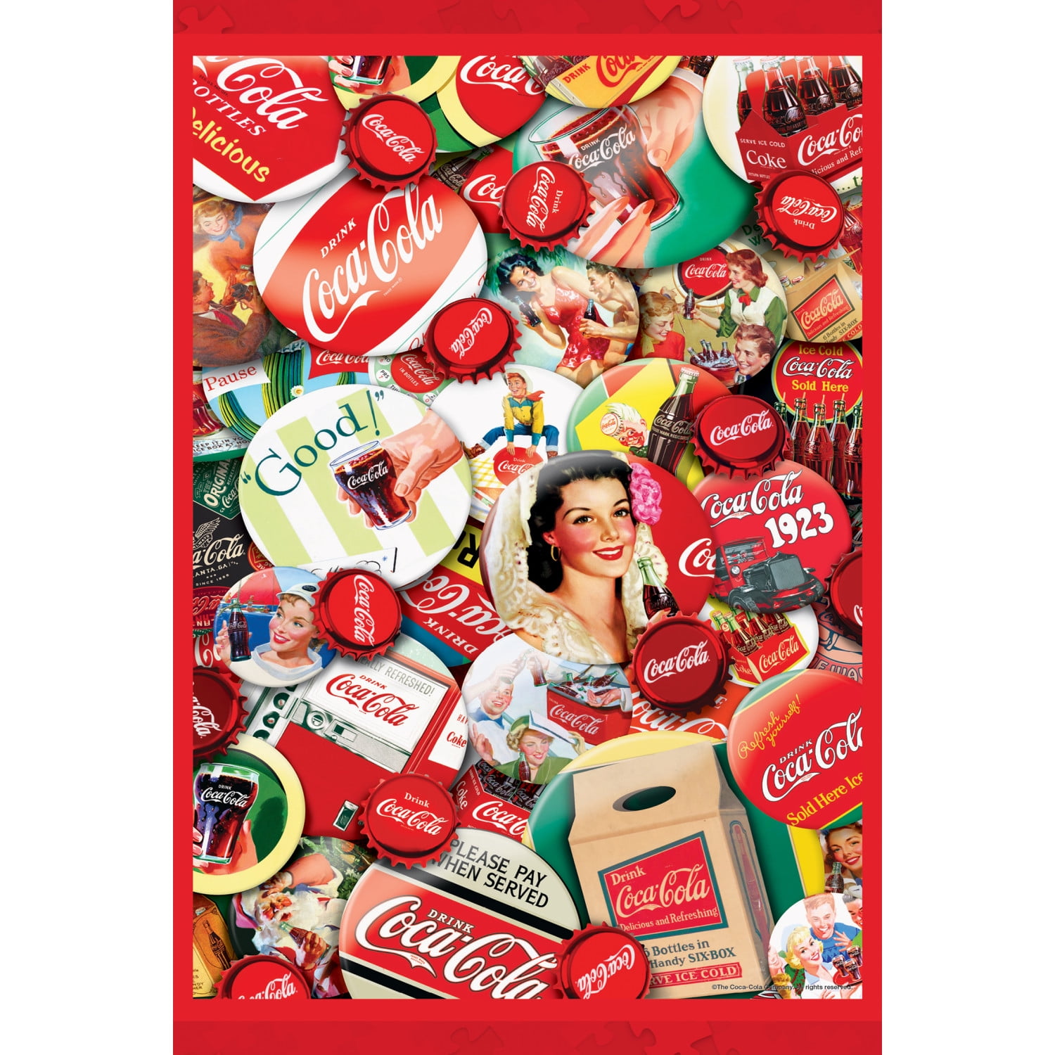 MasterPieces Coca-Cola Diner 1000 Piece Jigsaw Puzzle, 19.25