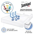 thumbnail image 3 of Madison Park 3M Microcell Sheet Set, Full, Ivory, 3 of 6