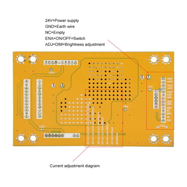 Placa De Controlador LCD, Placa Adaptadora De Refuerzo De Corriente Constante Con Retroiluminación De 26-55 Pulgadas Para Uso Diario