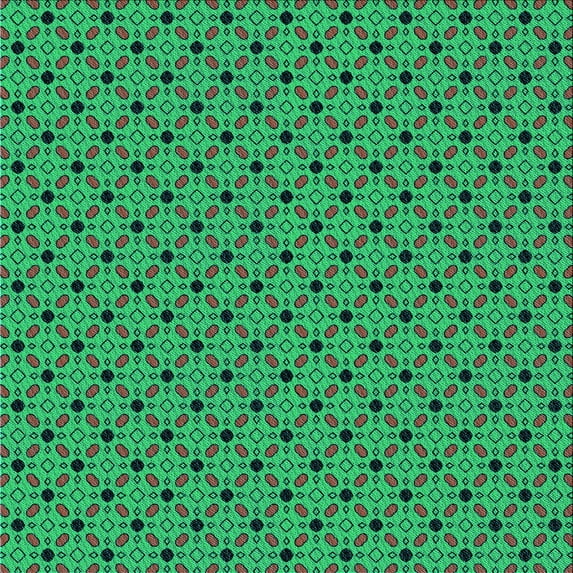 Ahgly Company Machine Washable Indoor Square Transitional Medium Forest Green Area Rugs, 4' Square