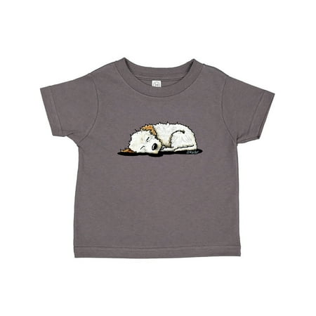 

Inktastic Dog Tired Doodle Pup Gift Toddler Boy or Toddler Girl T-Shirt
