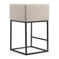 thumbnail image 6 of Manhattan Comfort Embassy 25" Faux Leather Counter Stool in Cream (Set of 2), 6 of 6