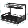 thumbnail image 4 of Riousery Under Sink Organizers and Storage 2 Tier Sliding Pull-out Organizer for Bathroom Kitchen, 4 of 8