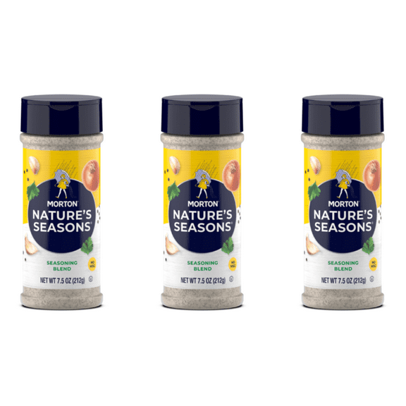 Mortons Natures Seasons No MSG Seasoning Blend 7.5oz Bottle (Pack of 3)
