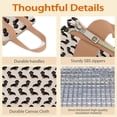 thumbnail image 4 of Cute Dachshund Insulated Lunch Bag for Women & Adults,Large Portable Soft Cooler Lunch Bag,Thermal Food Storage Tote with Pearl Cotton,8.66L,8.75x5.75x9.5 Inch, 4 of 6