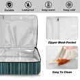 thumbnail image 4 of Iauyy Casserole Carrier for Hot Food Insulated Casserole Travel Carry Bag with Lid Food Warmer Bag for Party/Picnic,Vintage Blue, 4 of 7