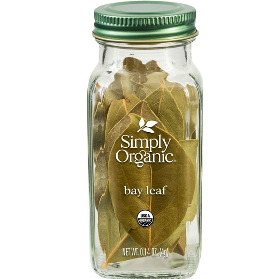 Simply Organic Bay Leaf, Shelf-Stable, 0.14 oz Bottle