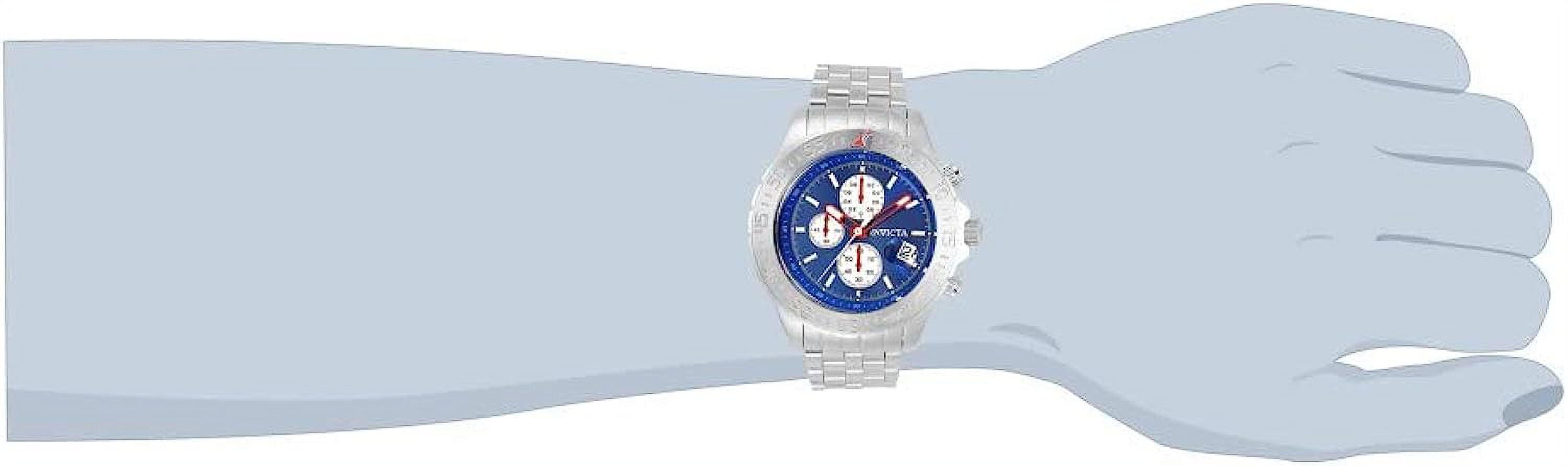 Invicta Aviator Alarm Chronograph Quartz Blue Dial Men's Watch 33501