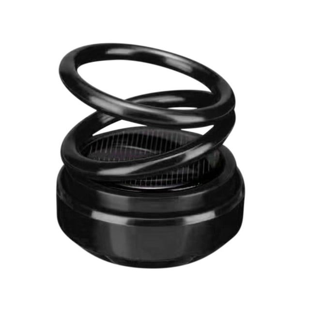 Solar Rotating Car Perfume Aluminum Alloy Accessory Air Purifier with Aromatherapy Tablets for Vehicle, Energy Efficient and Compact