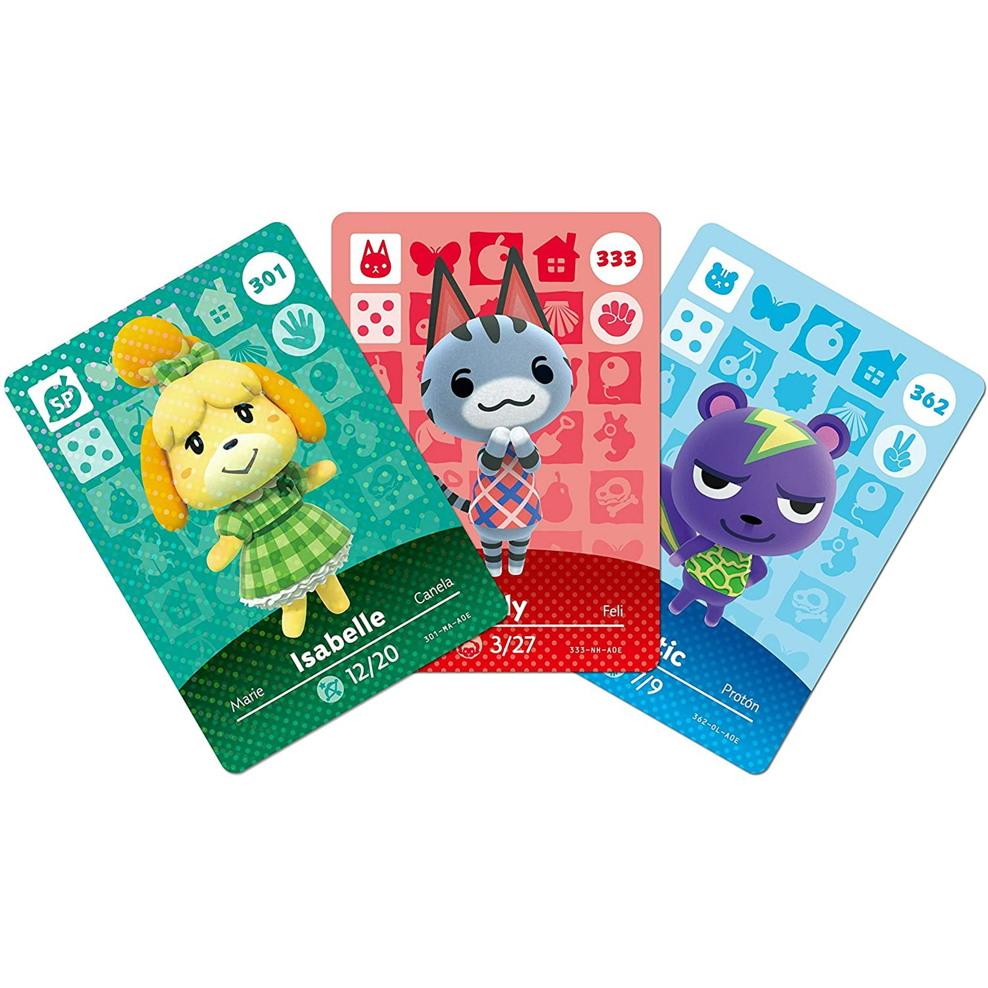 Nintendo Animal Crossing Amiibo Cards - Series 3 - 3 Card Pack
