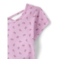 thumbnail image 3 of The Children's Place Girls Short Sleeve Cross Back Ruffle V-Waist Dress, Sizes XS-XXL, 3 of 4