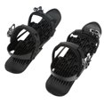 thumbnail image 4 of Mini Ski Skates, Metal Buckle Mini Ski Boots Black Free Size Adjustable Binding  for Adults Forest Trails, 4 of 7
