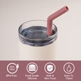 thumbnail image 6 of Tomorotec 6-Pack Stainless Steel Reusable Straw with Silicone Tip 3 Sizes, Metal Drinking Straws Fit for Stanley Quencher Tumblers 40oz, 30oz, 20oz, 14oz, Cleaning Brushes Included (Gradient), 6 of 9