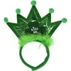 PMU St. Patrick's Day Headwear Decorations and Party Supplies - Shamrock Tiara Green Headband - Irish Costume, Party Accessory (1/pkg) Pkg/1