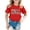 Red, variant on Little Kid Children Fashion Casual Print Round Neck Loose Short Sleeve T Shirt Top Girls Softball under Shirts Girls Active Tops Toddler Fashion Outfits for Athletic Clothes of 4-5 Years Green