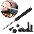 thumbnail image 3 of Kit de tornillos M2 M2.5 M3 con destornillador, 500 piezas Tornillos de cabeza avellanada, Kit de herramientas de reparación Micro tornillos con caja de almacenamiento para reparar computadoras, anteojos, relojes, joyas - Negro Vhermosa YQ-0570, 3 of 6