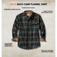 thumbnail image 5 of Legendary Whitetails Buck Camp - Camisa Casual de Manga Larga con Botones para Hombre, puños de Pana, Cuadros de montaña ahumada, Large, 5 of 5