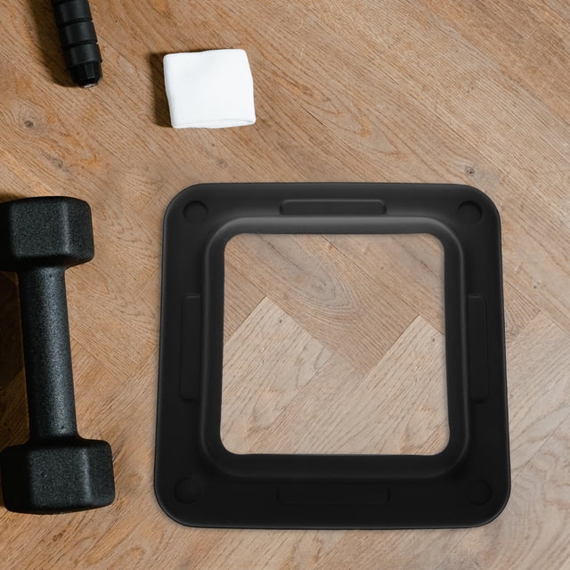 FESTFENDS Yoga Step Base Support Tray Black Sturdy Non Slip Platform for Home Exercise and Aerobic Step Boards
