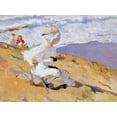 thumbnail image 2 of Sorolla y Bastida, Joaquin 14x12 Black Ornate Wood Framed with Double Matting Museum Art Print Titled - Capturing the moment, 2 of 4