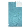 thumbnail image 2 of 2-in-1 Convertible Towel & Backpack with Inner Zip Pocket & Sand-Repelling Fabric, Oversized Quick-Dry Microfiber Beach Bag with Twisted Tassels, 37" x 67" Packable Mat for Camping, Travel (I), 2 of 7