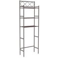 thumbnail image 5 of J&V TEXTILES 3-Shelf Bathroom Organizer Over The Toilet, Bathroom Spacesaver Oil Rub Bronze, 5 of 6