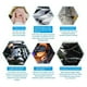 thumbnail image 4 of Espesor de 10 mm Coche Algodón insonorizado Papel de aluminio Aluminio Absorbente de sonido Almohadilla de aislamiento térmico para el capó del motor Maletero de la puerta del coche - 40x40 pulgadas, 4 of 6