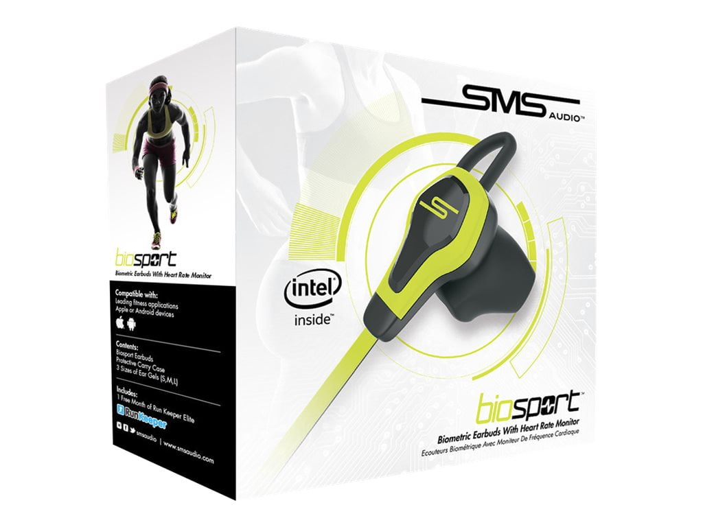 Sms Audio Biosport In-ear Wired Ear Bud With Heart Monitor - Ear