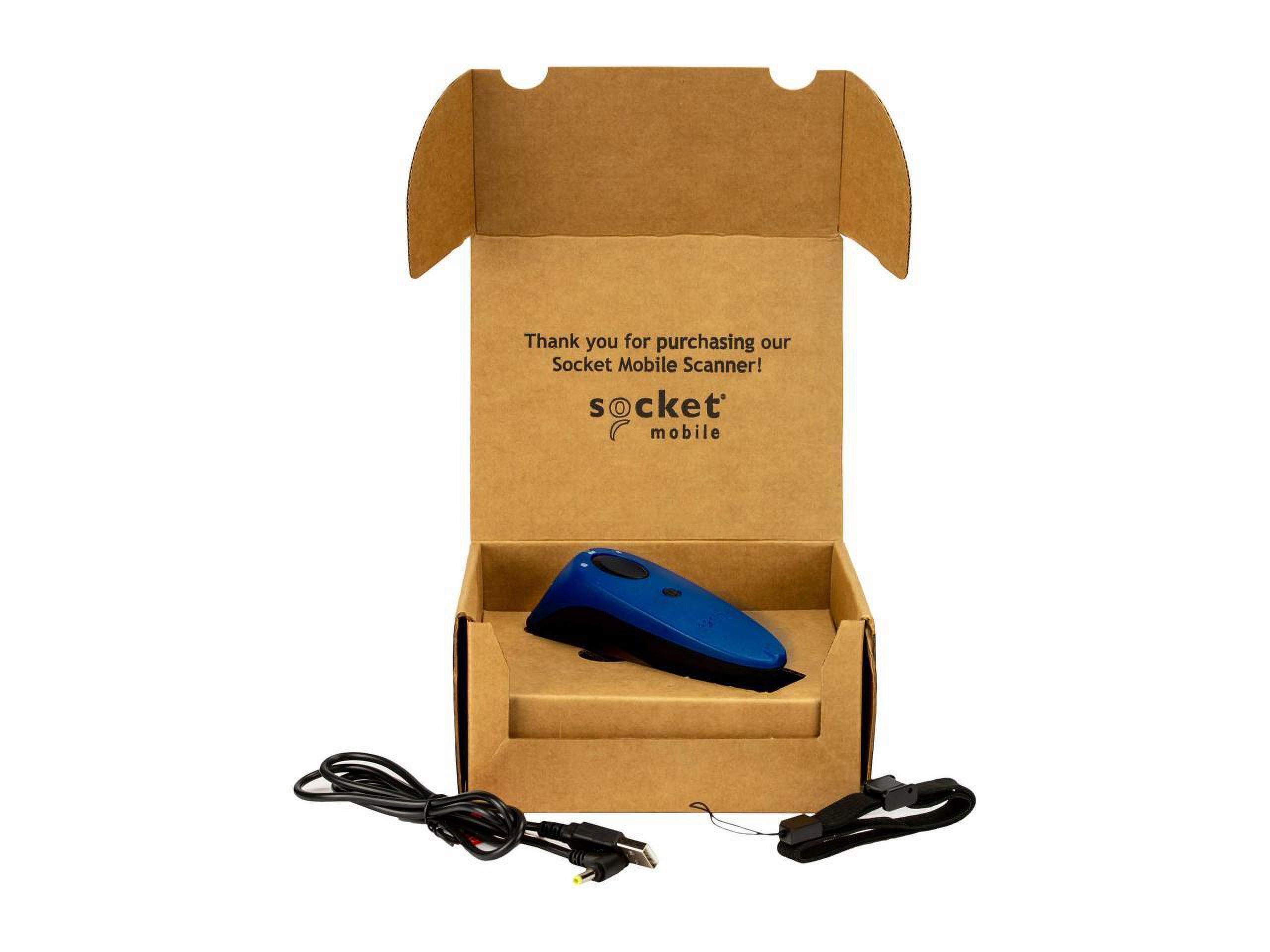 Socket Mobile SocketScan S740 Wireless 2D Handheld Barcode Scanner - Blue