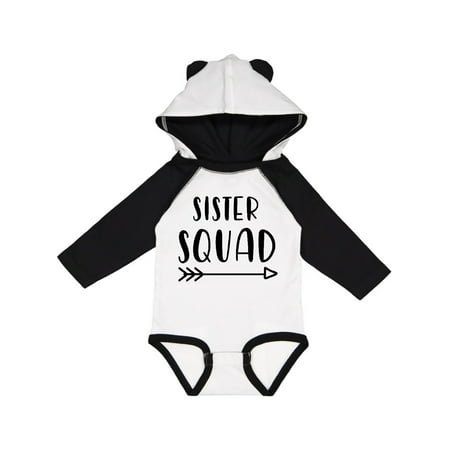 

Inktastic Sister Squad with Arrow Gift Baby Boy or Baby Girl Long Sleeve Bodysuit