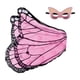 thumbnail image 1 of Disfraz de Capa de Ala de Hada Jinwen Mariposa Rosa 1, 1 of 8