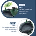 thumbnail image 5 of BESTSKY Turtle Tank Accessories,Resin Bearded Dragon Tank Accessories,Aquarium Feeding Dish Ornament Gecko Tank Accessories,Aquarium Decorative Feeding Bowl, 5 of 7