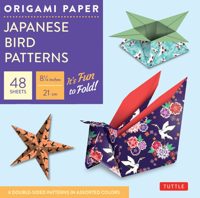 Yasutomo Fold'Ems Origami Paper Yuzen Washi 4312 5-7/8" square 12 shts asst.New 