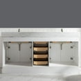 thumbnail image 3 of Design Element Milano 72" Double Sink Bathroom Vanity in White, 3 of 11