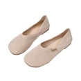 thumbnail image 2 of Viluyesy Flats for Womens, Soft Sole Shallow Comfort Round Toe Causal Slip-On Ballet Flats Shoes Beige US6.5, 2 of 9