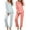 Leopard Red + Little Daisy, variant on Ekouaer Womens 2 Pack Pajama Set Long Sleeve Pajamas Top and Pants V Neck Pjs Set Soft Sleepwear Loungewear