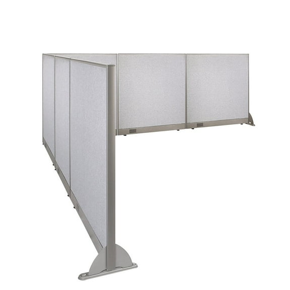 GOF L-shaped Freestanding Partition 144”D x 144”W x 48”H, Office Room Divider, Privacy Screen, Workstation Cubicle