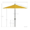 thumbnail image 5 of California Umbrella 9' Patio Umbrella in Lemon, 5 of 5