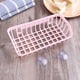 thumbnail image 5 of Estante de almacenamiento de pared multifuncional de plástico con doble ventosa para cocina y baño (rosa), 5 of 7