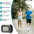 thumbnail image 5 of 3D Pedometer Portable Step Counter with Removable Clip and Lanyard Walking Step Counter for Walking, 5 of 5