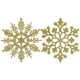 thumbnail image 2 of Adornos navideños de copos de nieve con purpurina, decoraciones para árboles de Navidad de plástico de 10cm para decoraciones para fiesta de Navidad, 2 of 4