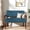 Blue, variant on PLAMLE Mid-Century Modern Wood Linen Stain Resistant Armchair, Blue